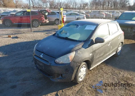 2015 Mitsubishi Mirage De from USA, damaged, VIN ML32A3HJ4FH014324